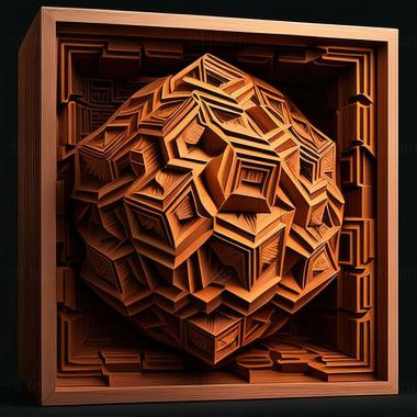 3D model TesserAct game (STL)